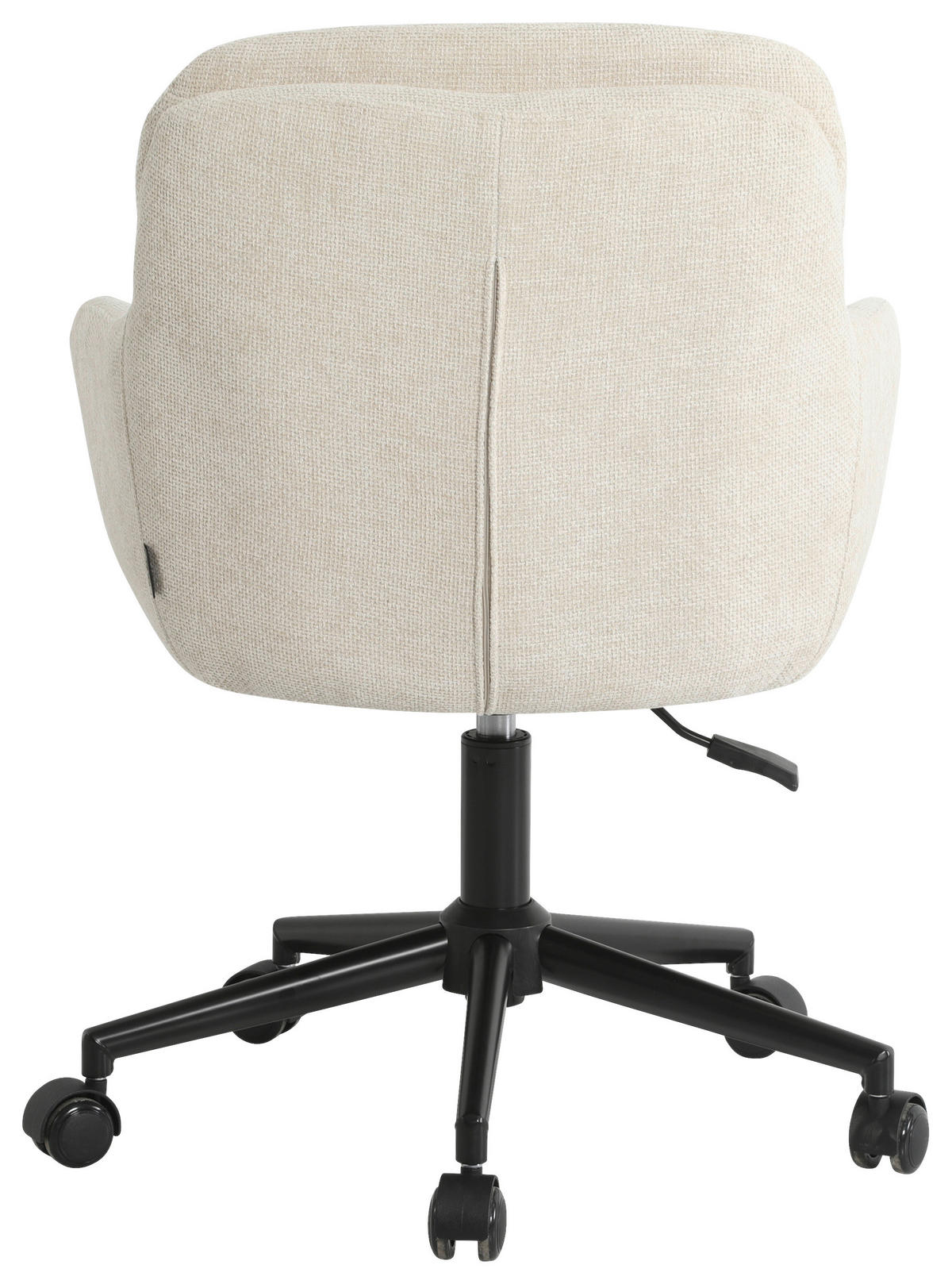 DREHSTUHL  in Chenille Schwarz, Beige  - Beige/Schwarz, MODERN, Textil/Metall (58/79/89/59cm) - Livetastic