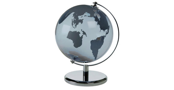 GLOBUS - Grau, Basics, Glas/Metall (21/29/22cm) - Ambia Home