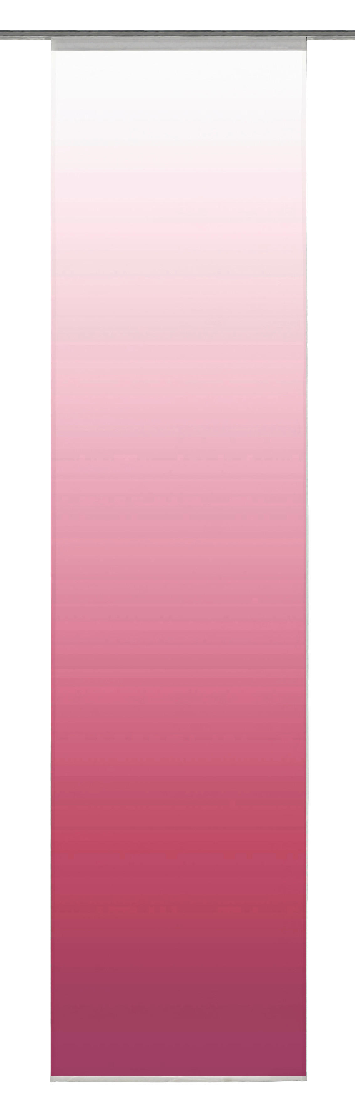 FLÄCHENVORHANG   blickdicht   60/245 cm  - Pink, Design, Textil (60/245cm)