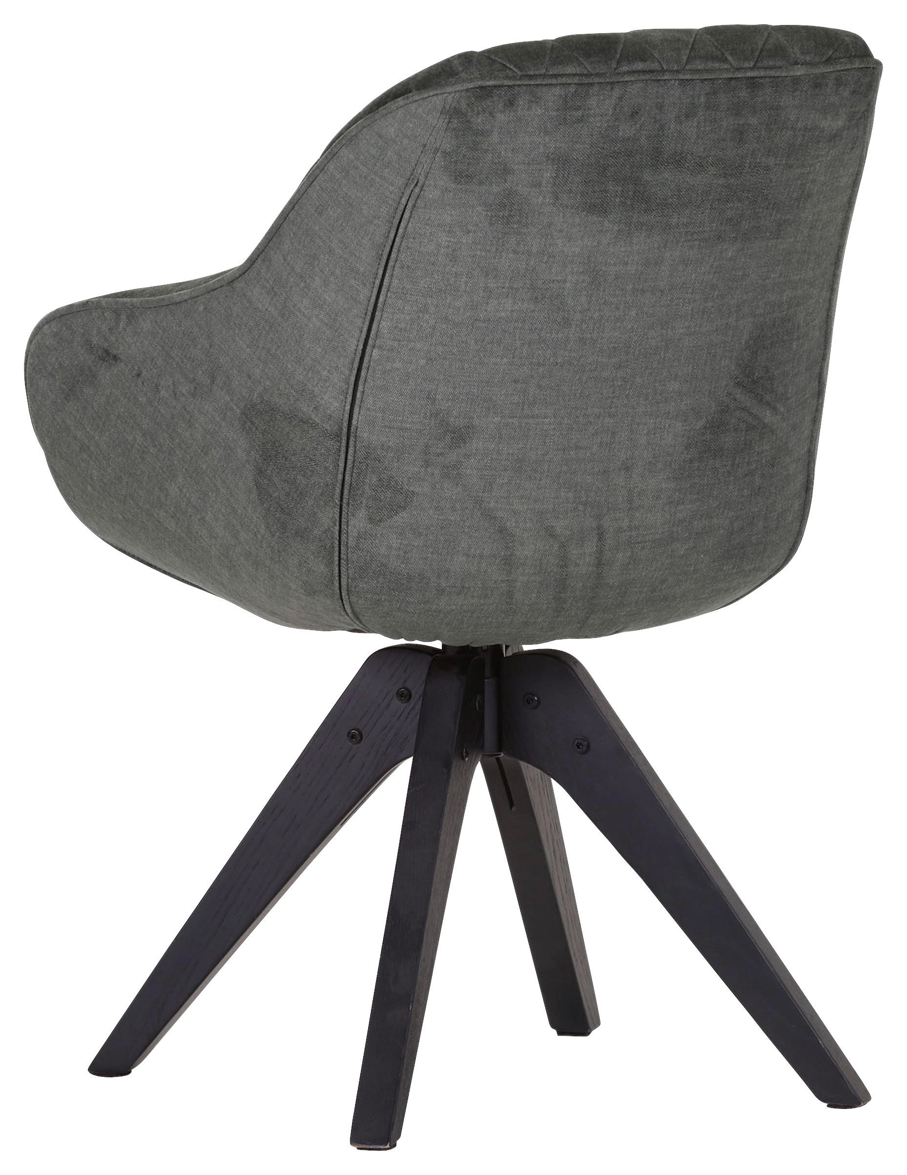 ARMLEHNSTUHL  in Flachgewebe  - Schwarz/Grau, LIFESTYLE, Holz/Textil (60/83/65cm) - Landscape