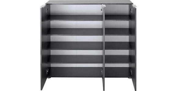 GARDEROBE 3-teilig  in 175/190/39 cm  - Eichefarben/Anthrazit, Design, Holzwerkstoff (175/190/39cm) - Carryhome