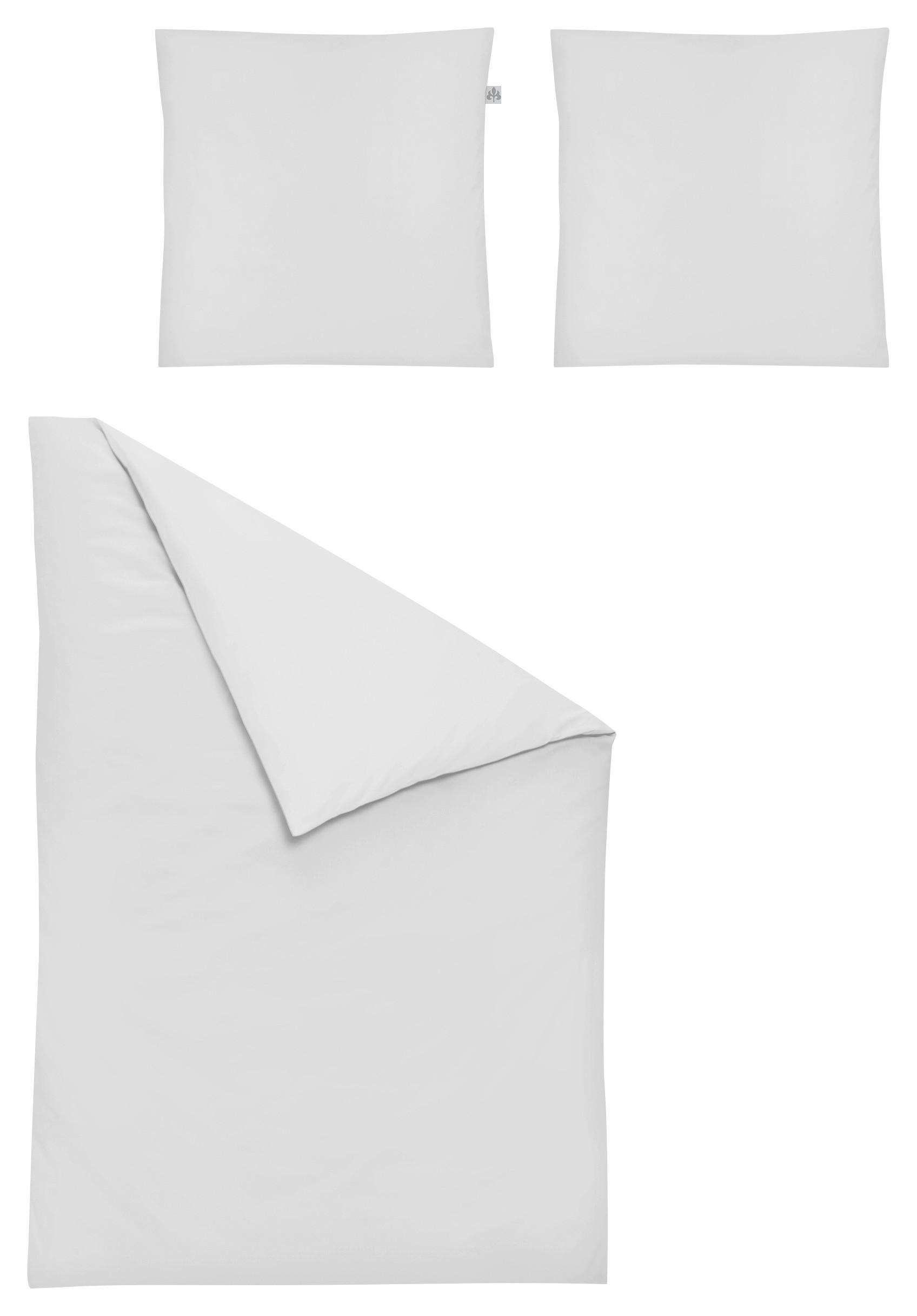 BETTWÄSCHE Biber 135/200 cm  - Grau, KONVENTIONELL, Textil (135/200cm)