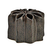 VASE 8 cm  - Braun, Basics, Keramik (11/8/11cm)
