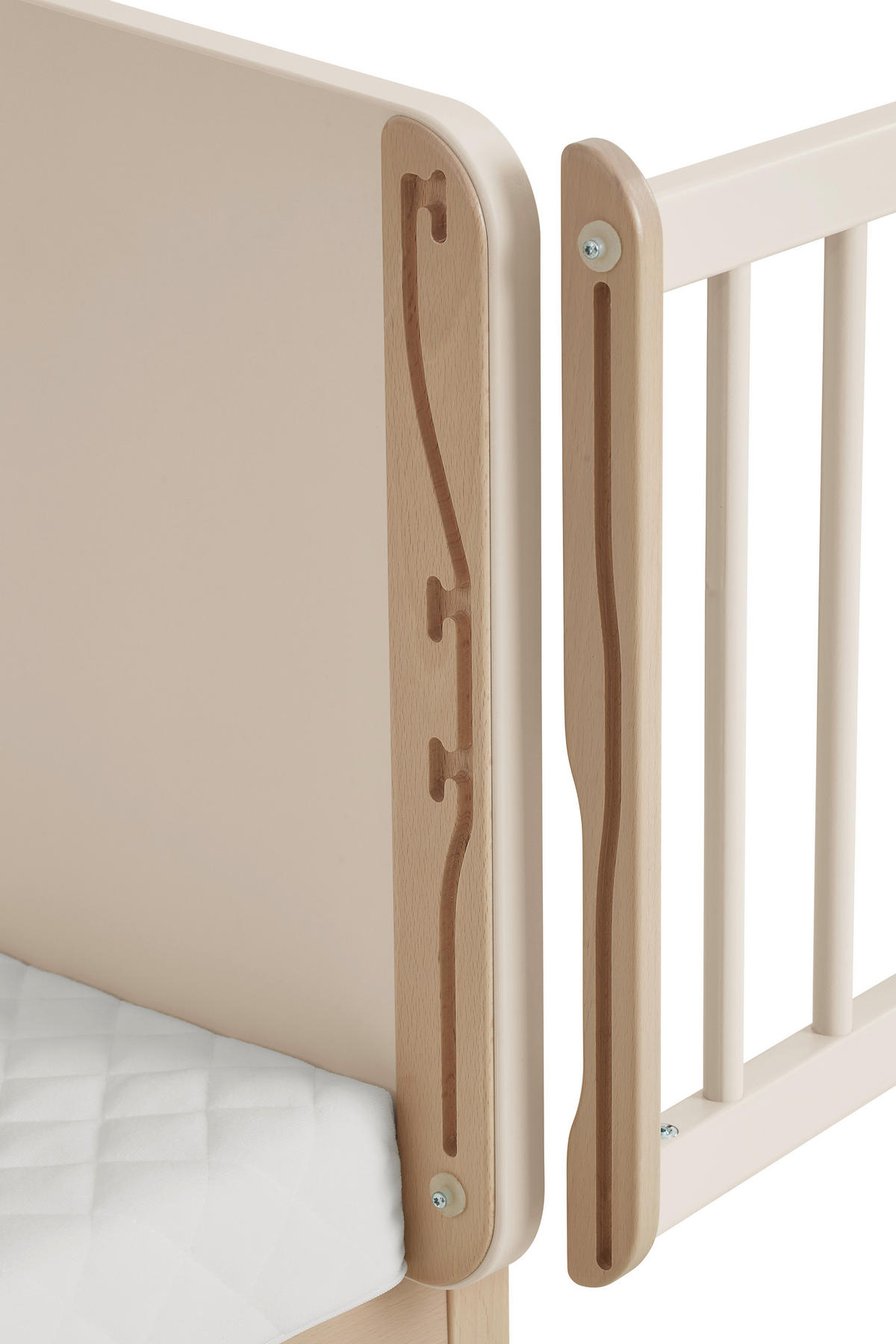 BEISTELLBETT Little Cloud  99,40/109,70/56,90 cm  - Weiß, Basics, Holzwerkstoff (99,40/109,70/56,90cm) - Paidi