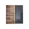 AKTENSCHRANK Sonoma Eiche, Anthrazit Hochglanz  - Anthrazit Hochglanz/Sonoma Eiche, MODERN, Holzwerkstoff (168,8/185,6/33cm) - MID.YOU