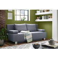 SCHLAFSOFA  in Grau  - Chromfarben/Grau, Design, Textil/Metall (197/88/89cm) - Xora