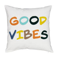 PRYDNADSKUDDE    - vit/multicolor, Basics, textil (45/45/8cm)