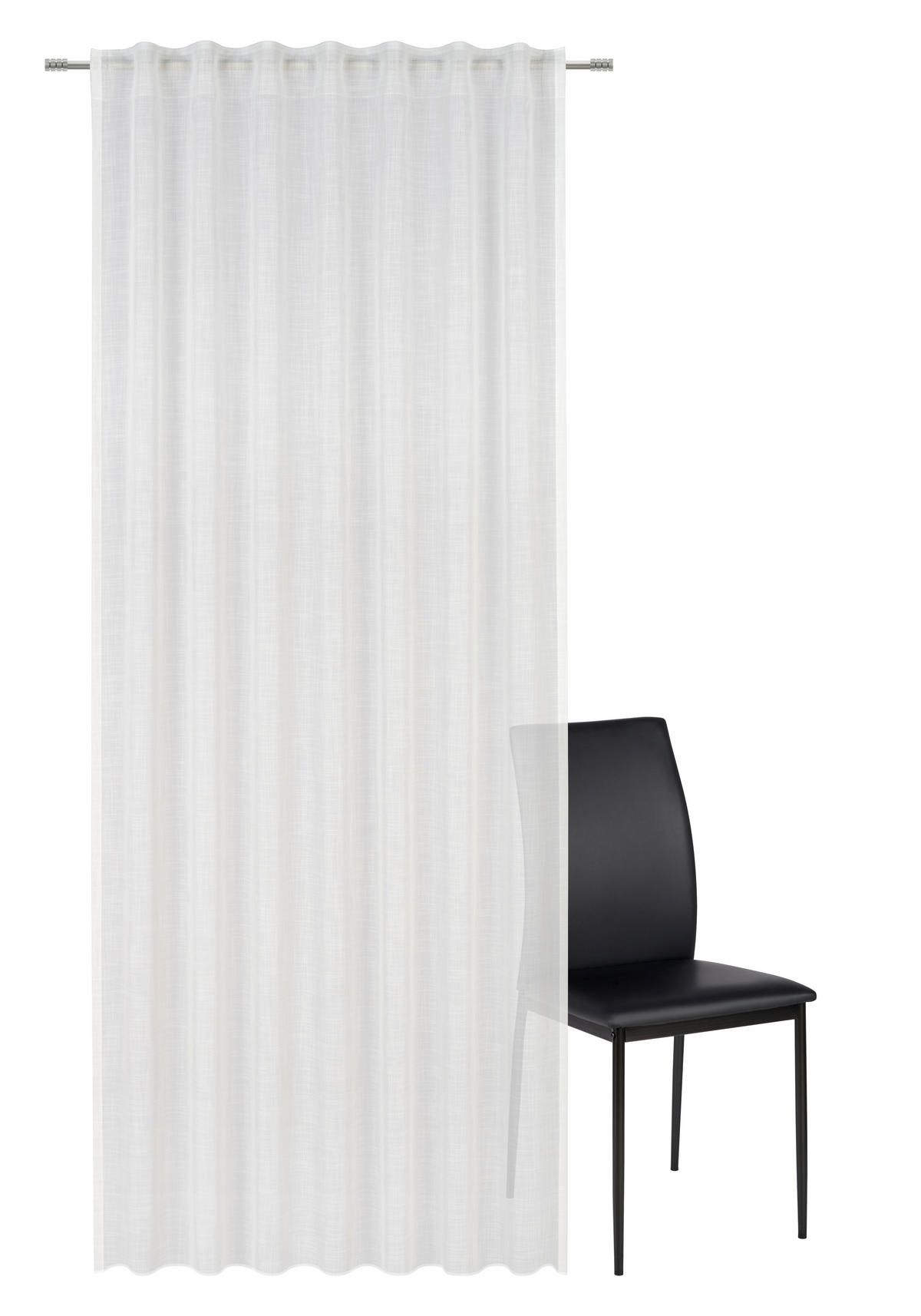 FERTIGVORHANG  halbtransparent   140/300 cm  - Creme, Basics, Textil (140/300cm) - Esposa