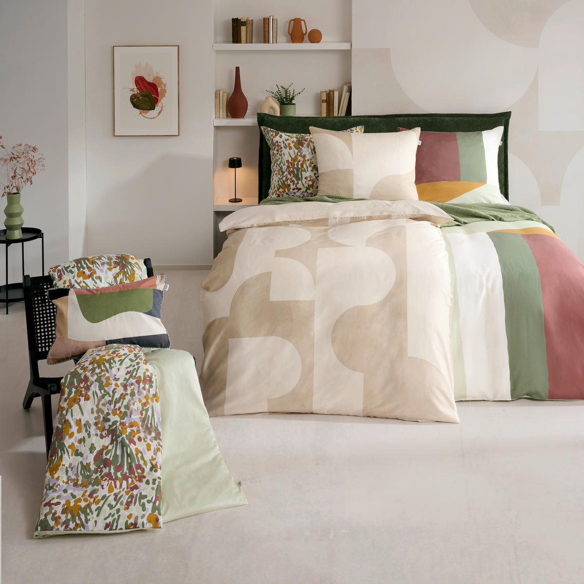 LIZENZBETTWÄSCHE 140/200 cm  - Beige/Creme, Basics, Textil (140/200cm) - Schöner Wohnen