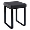 BADHOCKER - Schwarz, Basics, Textil/Metall (37/47/35cm)
