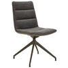 STUHL Bouclé Grau  - Dunkelgrau/Hellgrau, Design, Textil/Metall (49/88,5/65cm) - Bert Plantagie