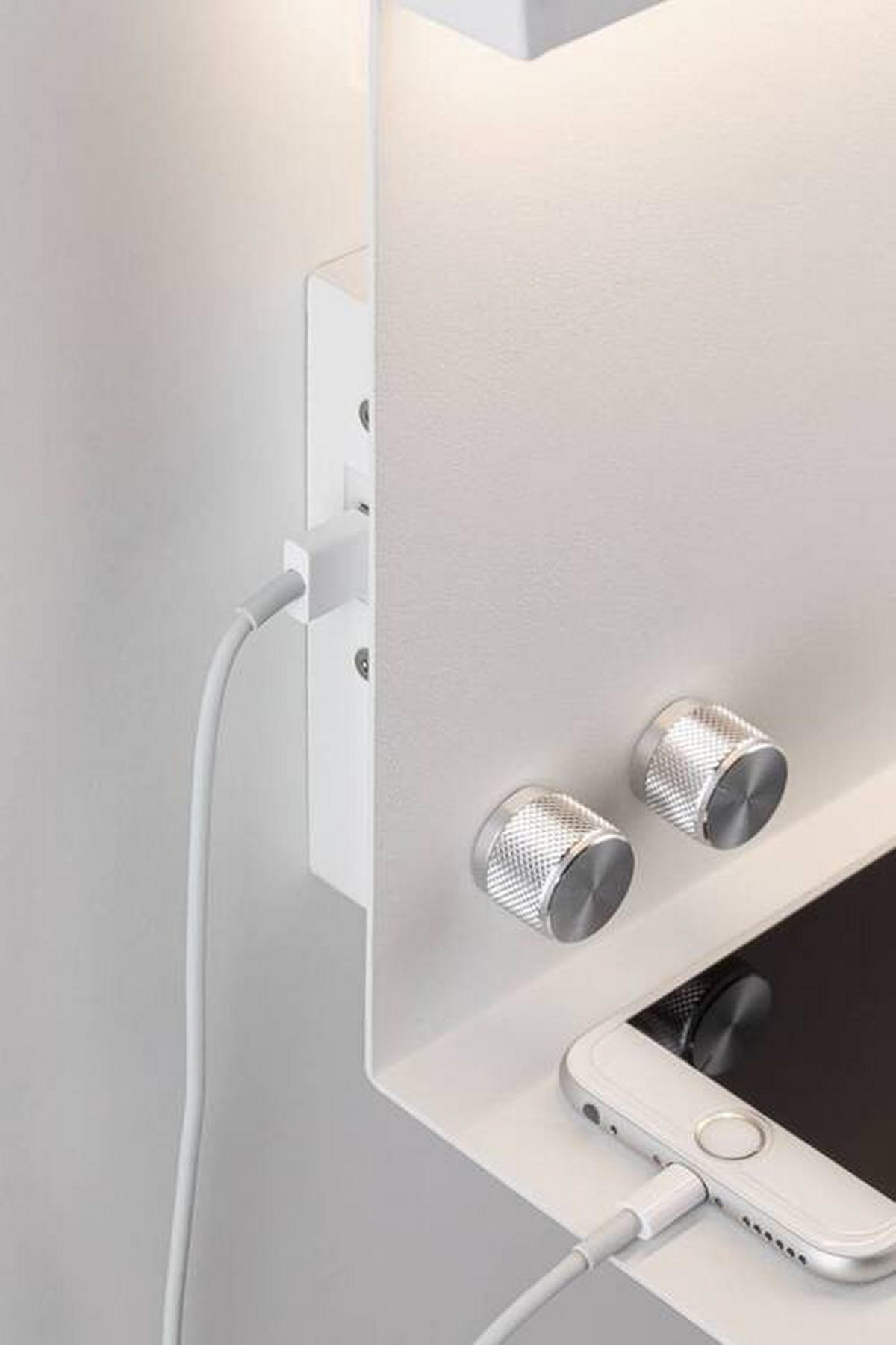 LED-WANDLEUCHTE 35/20 cm   - Weiß, Design, Metall (35/20cm) - Paulmann