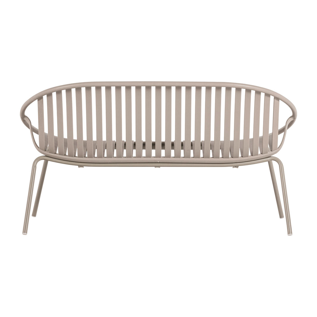 GARTENBANK 81/73/72 cm   - Sandfarben, MODERN, Kunststoff/Metall (81/73/72cm) - Livetastic