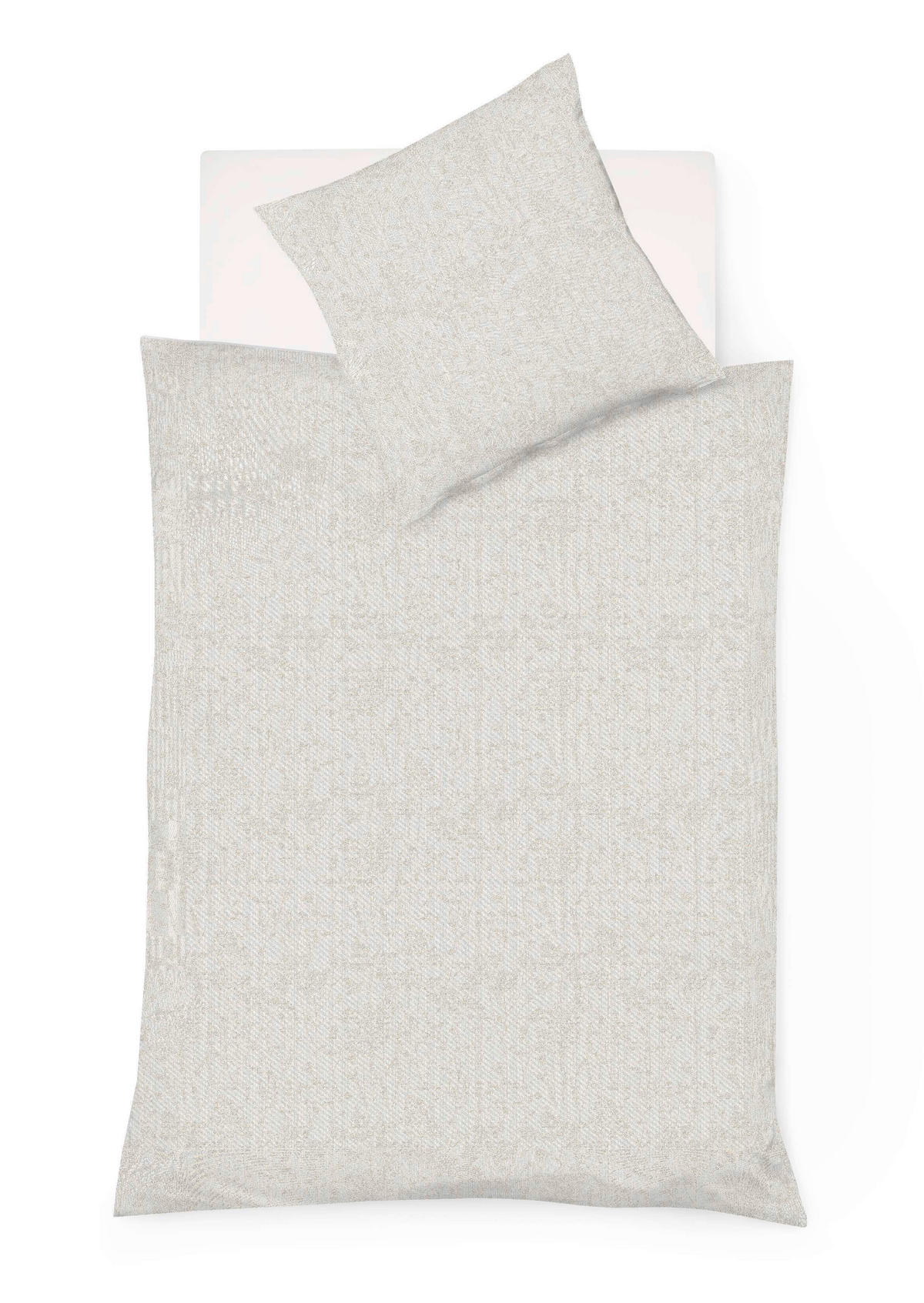 BETTWÄSCHE Black Premium Damast Damast 135/200 cm  - Creme, Basics, Textil (135/200cm) - Fleuresse
