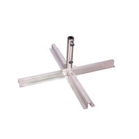 SONNENSCHIRMSTÄNDER Silberfarben  - Silberfarben, Basics, Metall (84/35/84cm) - Doppler