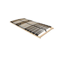 LATTENROST 80/200 cm Mittelzone verstellbar, Birke  - Anthrazit/Silberfarben, Basics, Holz (80/200cm) - MID.YOU