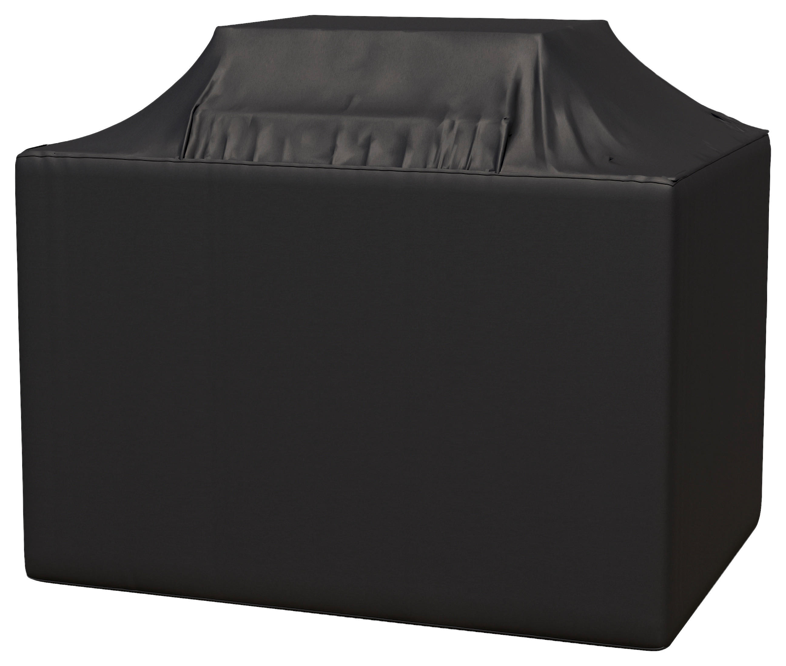 ABDECKHAUBE  - Schwarz, Basics, Kunststoff (134/117/63,3cm) - Dieter Knoll
