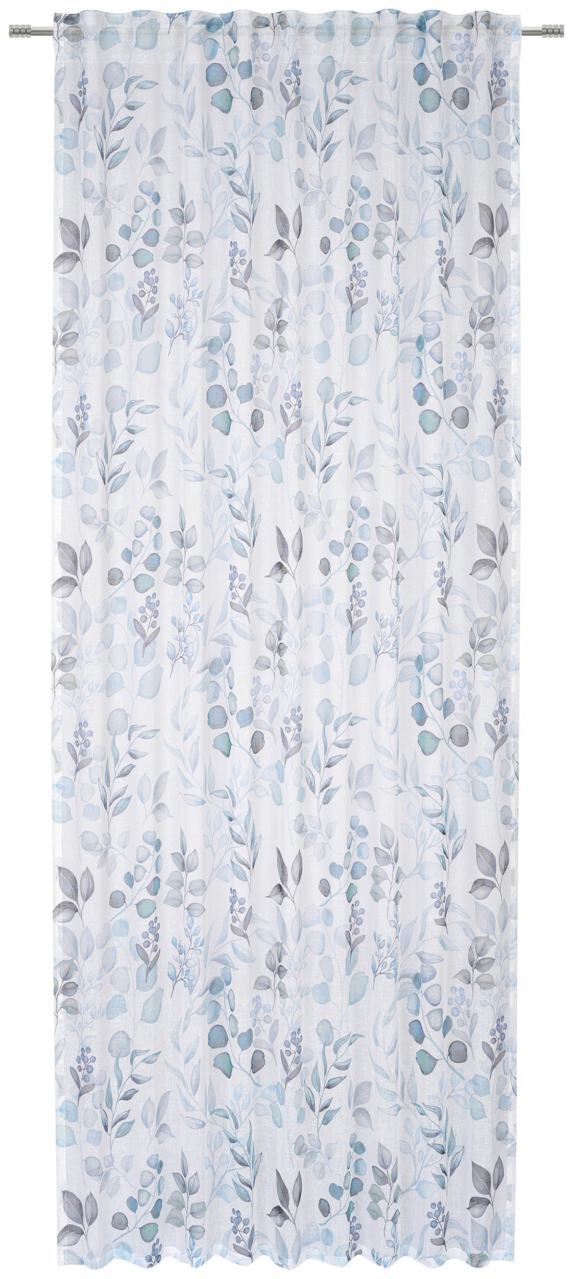 HOTOVÝ ZÁVĚS, poloprůhledné, 140/245 cm - tyrkysová, Konvenční, textil (140/245cm) - Esposa