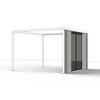 PAVILLON-VOEHANGSET 300/210/0,5 cm  - Anthrazit, Basics, Textil/Metall (300/210/0,5cm) - Siena Garden