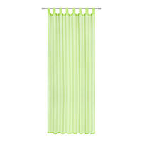 ZAVJESA S OMČAMA zelena  140/245 cm  - zelena, Basics, tekstil (140/245cm) - Boxxx