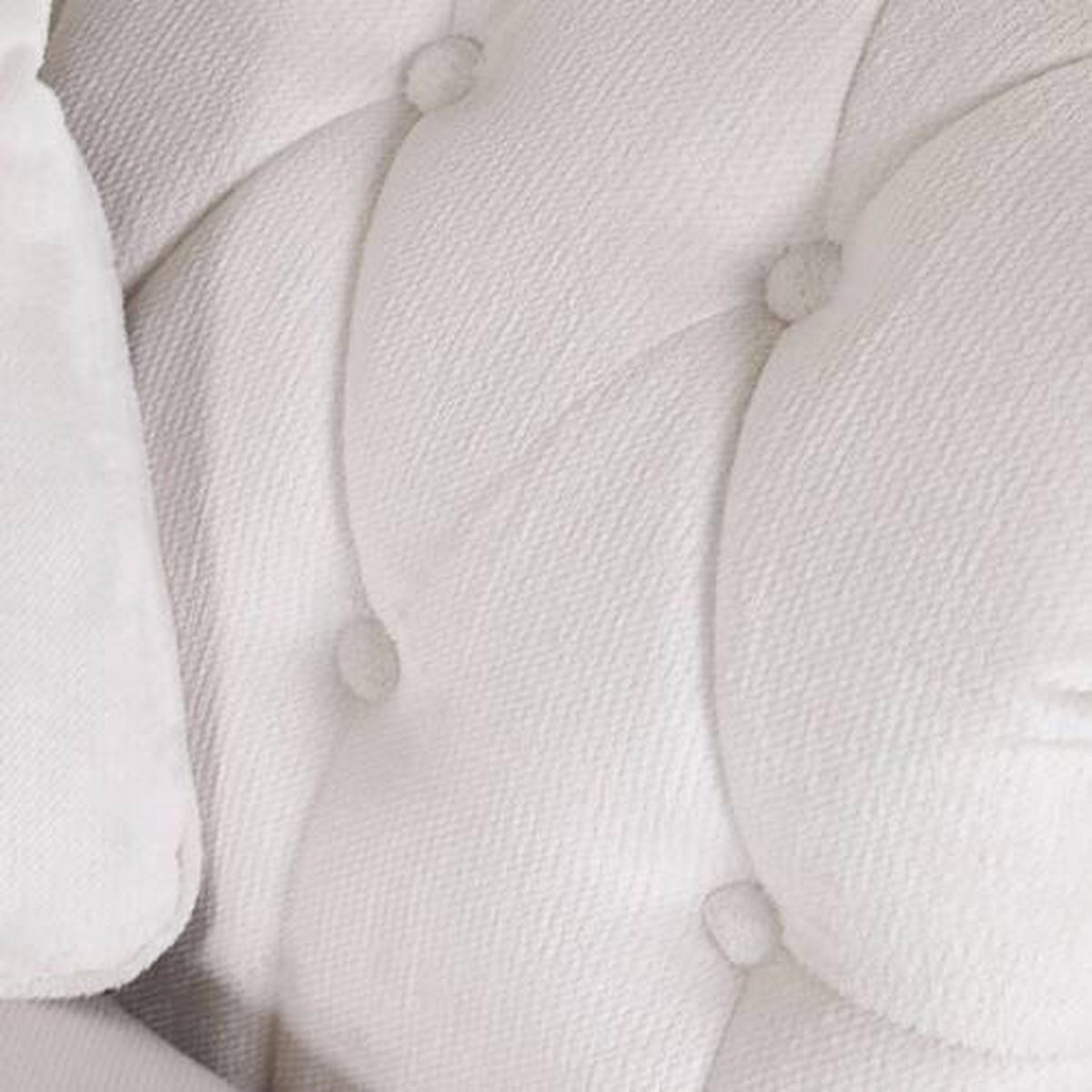 BIG SOFFA i plysch vit  - vit/furufärgad, Trend, trä/textil (273/85/110cm) - MID.YOU