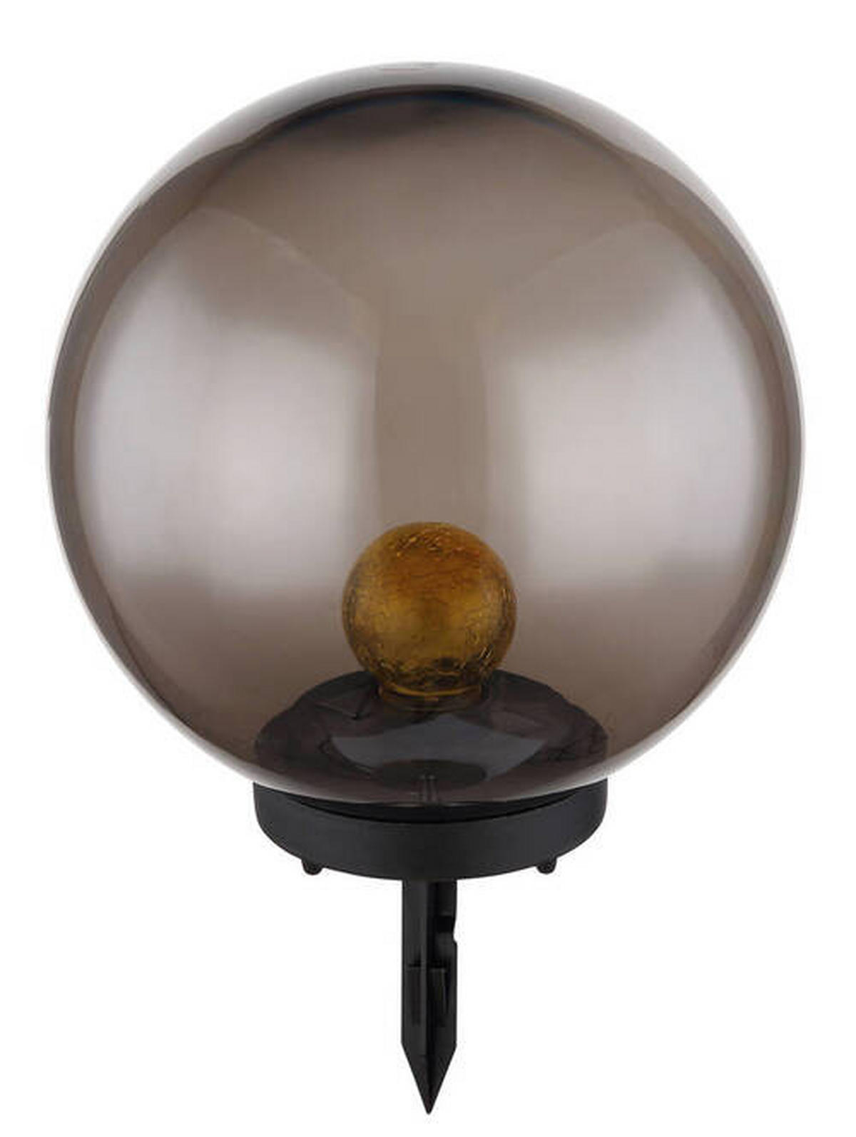 SOLARLEUCHTE - Schwarz/Orange, Basics, Kunststoff (25/38,5cm) - Globo