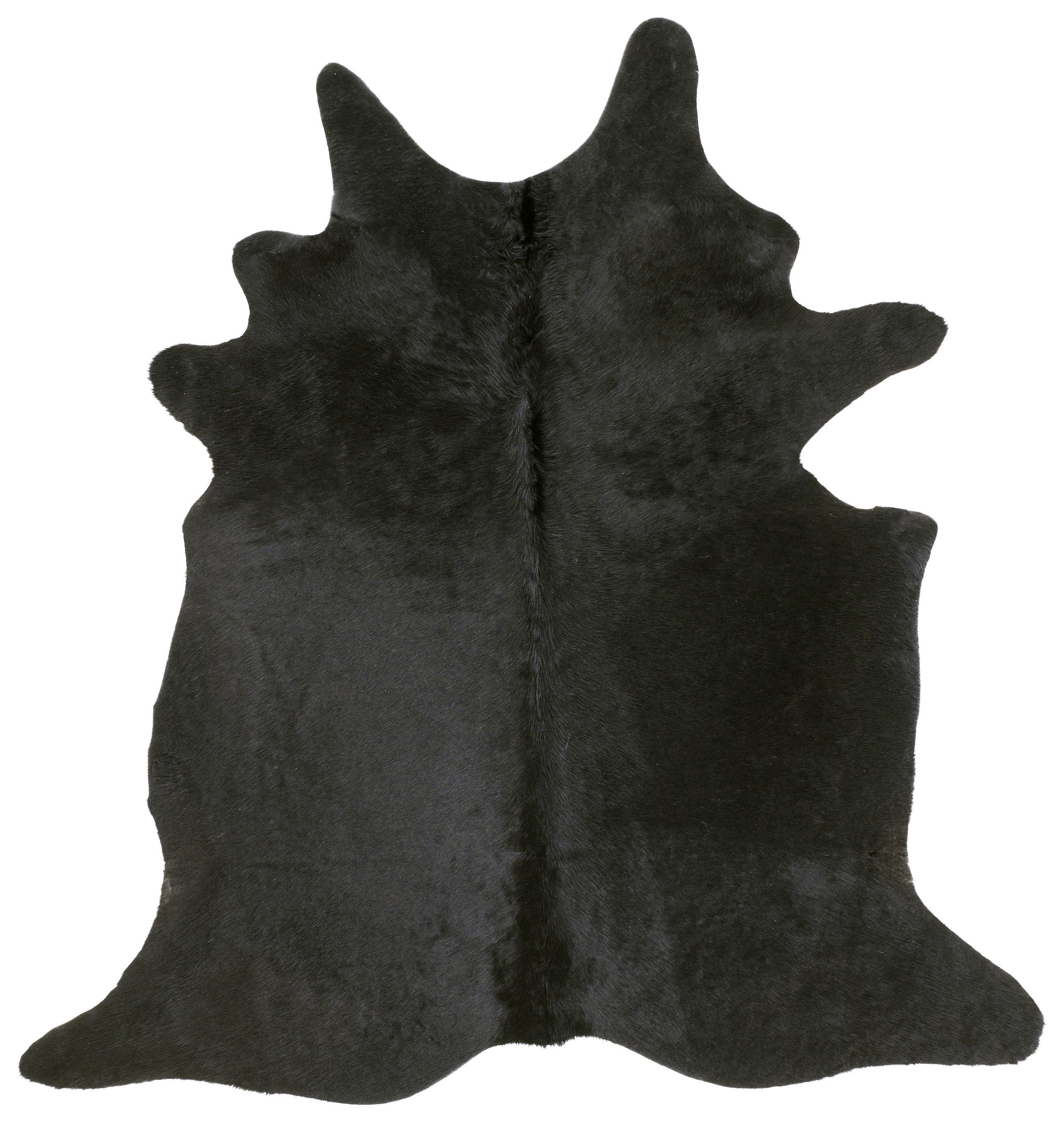 RINDERFELL 160/200 cm Rinderfell  - Schwarz, LIFESTYLE, Leder/Fell (160/200cm) - Linea Natura