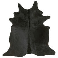 RINDERFELL 160/200 cm Rinderfell Schwarz  - Schwarz, LIFESTYLE, Leder/Fell (160/200cm) - Linea Natura