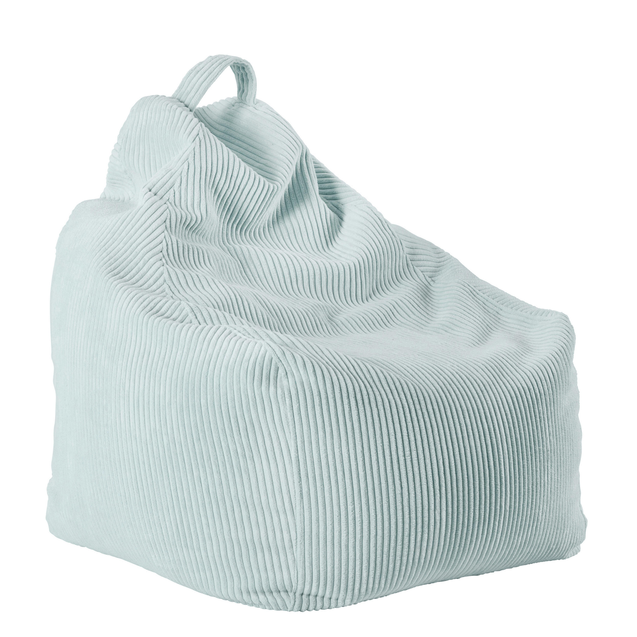 SITZSACK Cord 190 L  - Mintgrün, Trend, Textil (80/85/80cm) - Livetastic