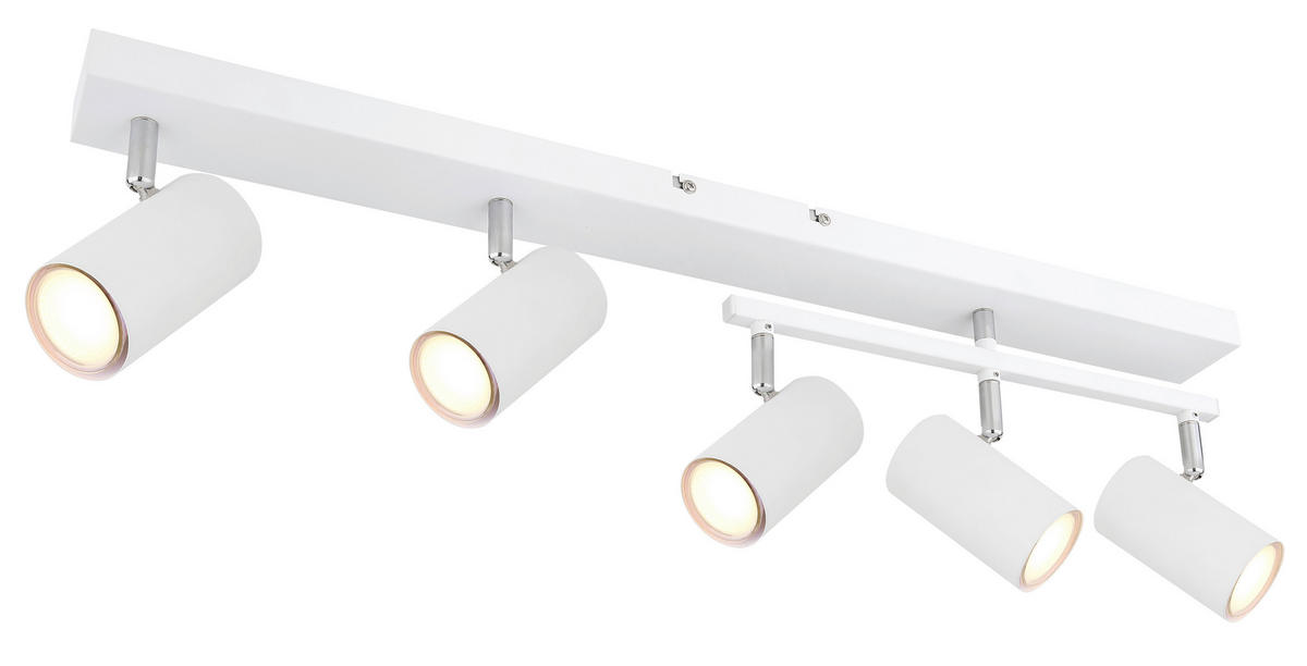 STRAHLER 70/35/17 cm   - Weiß, Design, Metall (70/35/17cm) - Globo