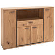 SIDEBOARD in 165/115/37 cm - Eichefarben/Anthrazit, KONVENTIONELL, Holz/Holzwerkstoff (165/115/37cm) - Landscape