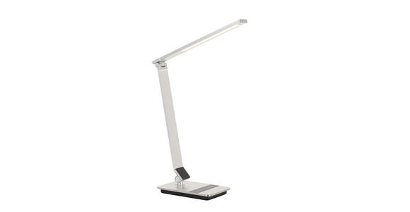 SCHREIBTISCHLEUCHTE - Alufarben, LIFESTYLE, Kunststoff/Metall (12,1/17,9/33cm) - Novel