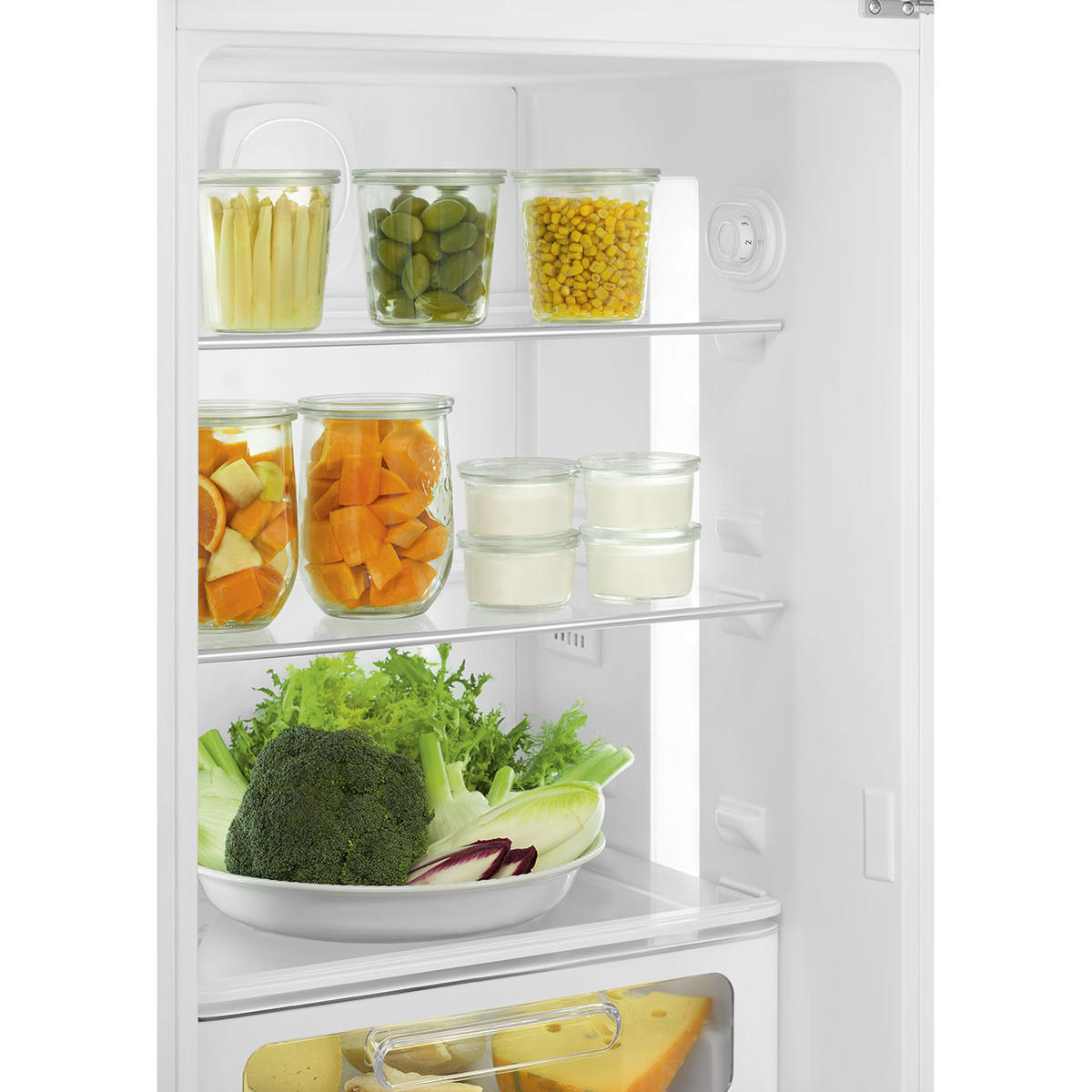 KÜHL-GEFRIER-KOMBINATION 60/172/72,8 cm FAB30RCR6  - Creme, Basics, Metall (60/172/72,8cm) - SMEG