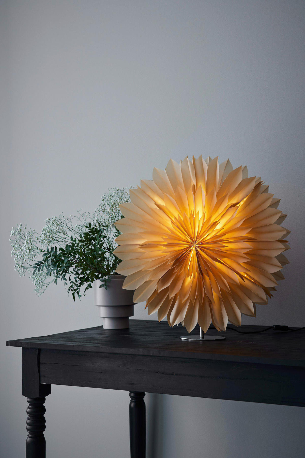 LED-DEKOLEUCHTE  - Bernsteinfarben, Basics, Papier (60/62/10cm) - Markslöjd