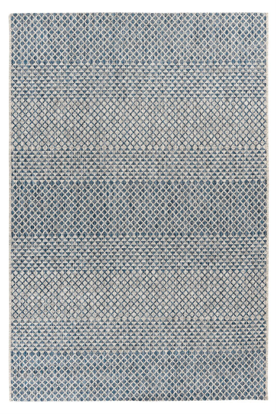 FLACHWEBETEPPICH 80/150 cm Blau rechteckig  - Blau, Basics, Textil (80/150cm) - Kayoom