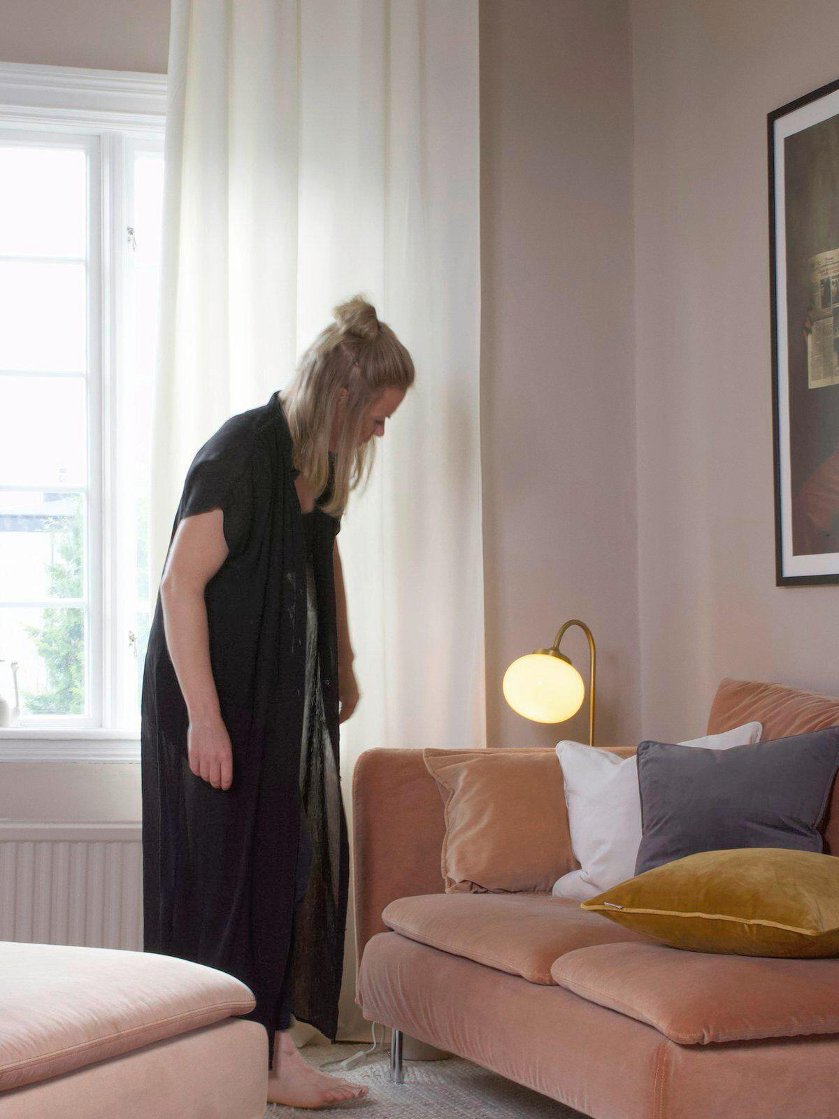 FERTIGVORHANG Verdunkelung  - Weiß, Basics, Textil (135/280cm) - Svanefors