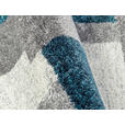WEBTEPPICH 240/290 cm Astor Grid Grau, Petrol  - Petrol/Grau, Design, Textil (240/290cm) - Novel