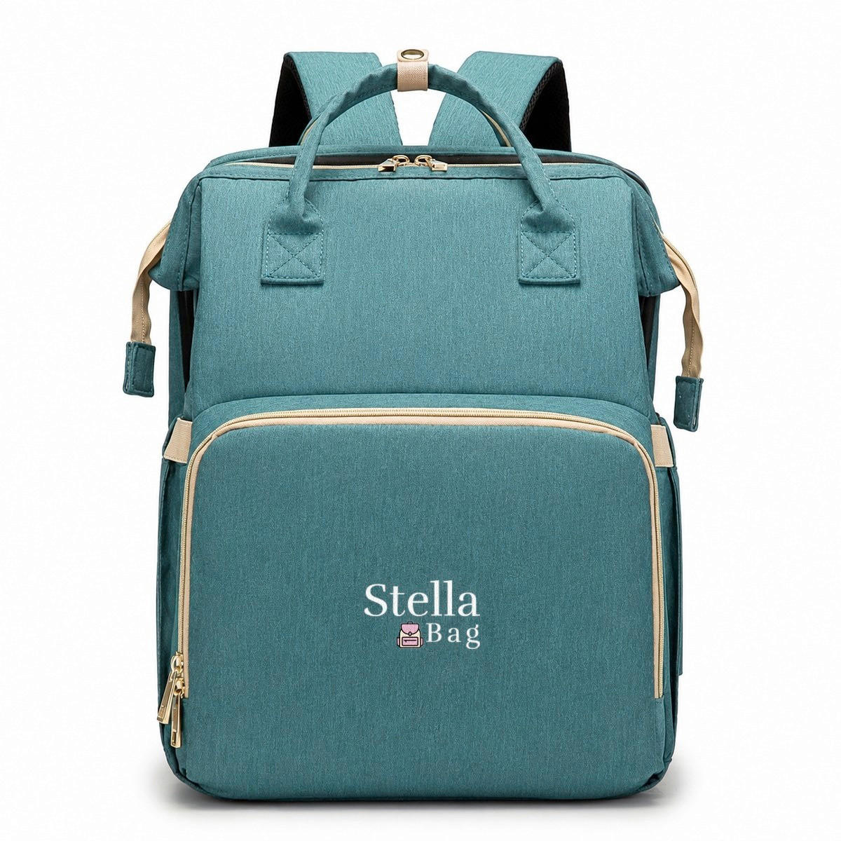 WICKELRUCKSACK Stella Bag Basic  - Türkis, Basics, Textil (30/40/21cm)