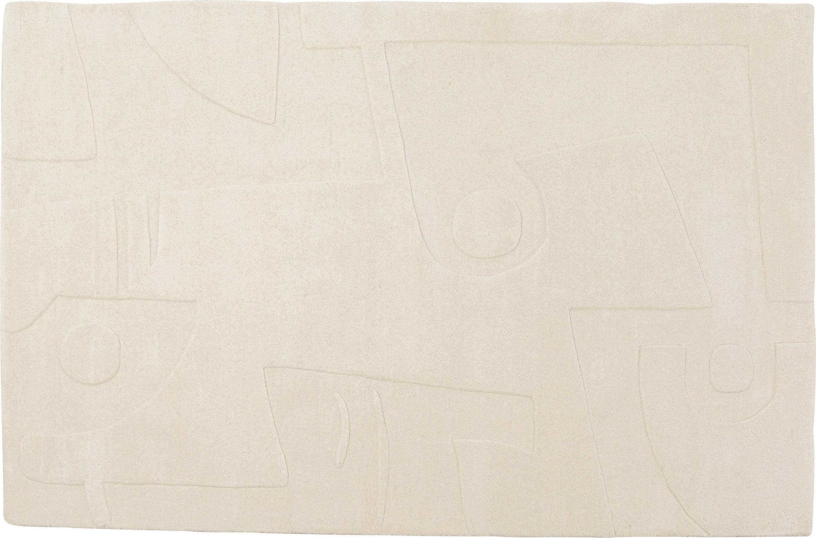 TEPPICH 170/240 cm Weiß  - Weiß, MODERN, Textil (170/240cm) - Kare-Design