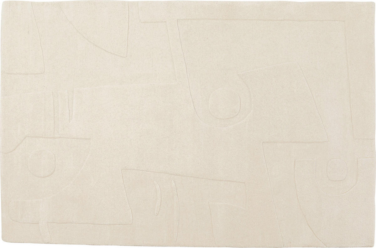 TEPPICH 170/240 cm Weiß  - Weiß, MODERN, Textil (170/240cm) - Kare-Design