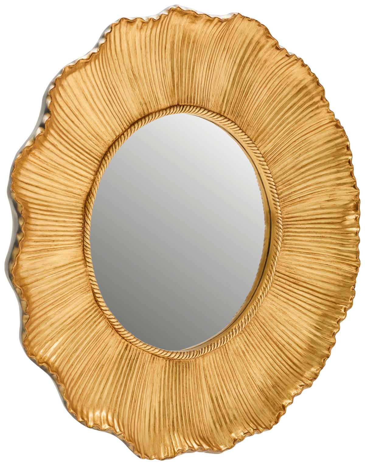 WANDSPIEGEL Goldfarben  - Goldfarben, Design, Glas/Holzwerkstoff (109/109/10cm) - Novel