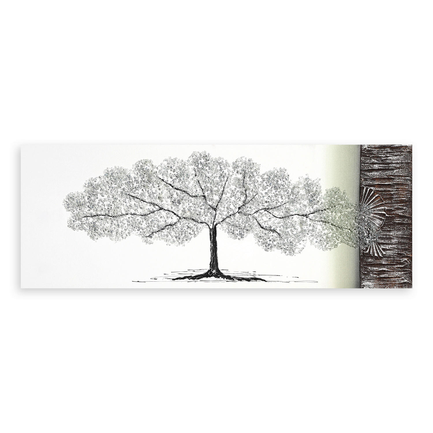 ÖLGEMÄLDE Bäume 150/55 cm  - Multicolor/Naturfarben, Basics, Holzwerkstoff/Textil (150/55cm) - Monee