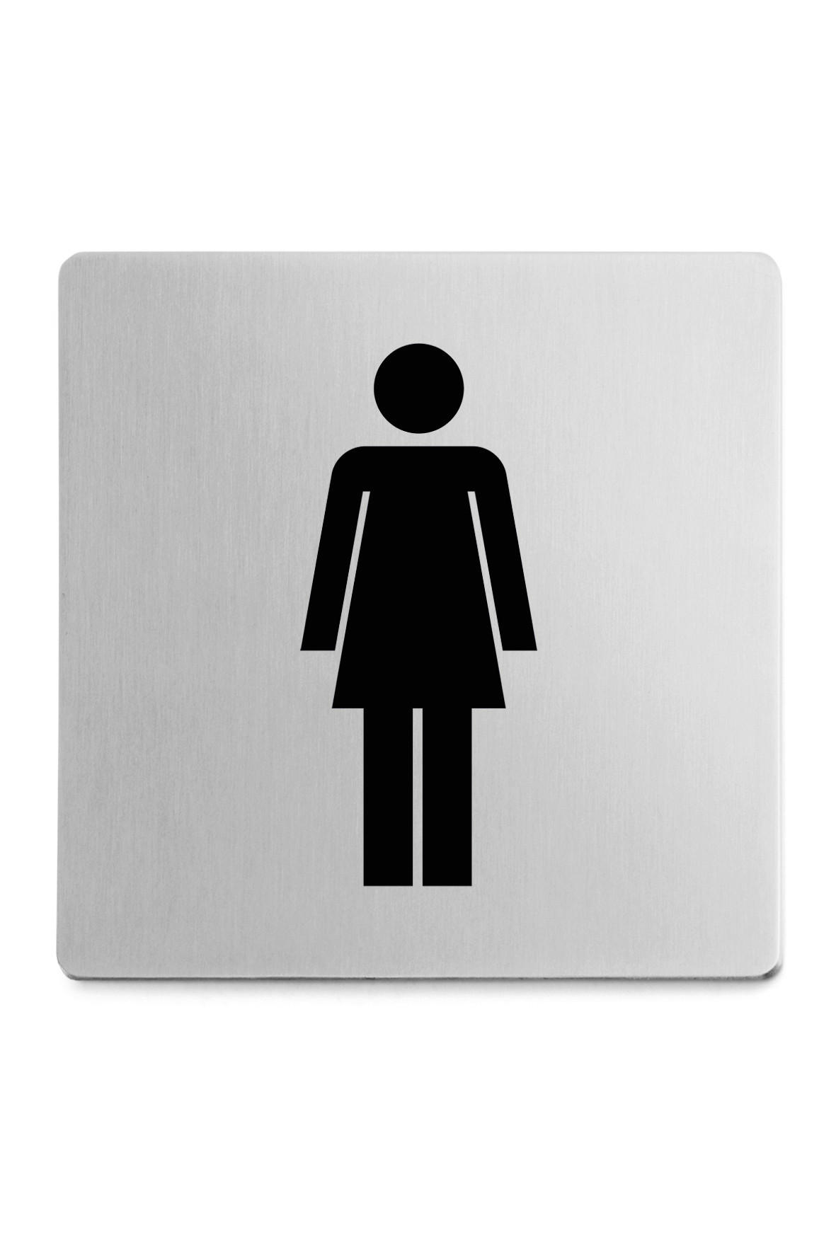 NATPIS DEKORATIVNI - boje oplemenjenog čelika, Basics, metal (8/8cm) - Zack