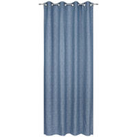ÖSENSCHAL Gent blickdicht 135/250 cm   - Hellblau, Design, Textil (135/250cm) - Ambiente