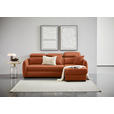 ECKSOFA Rostfarben Flachgewebe  - Rostfarben/Schwarz, MODERN, Kunststoff/Textil (182/237cm) - Carryhome