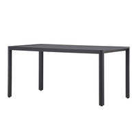 UTEBORD metall rektangulär  - svart, Modern, metall (150/85/72cm) - Gardenson