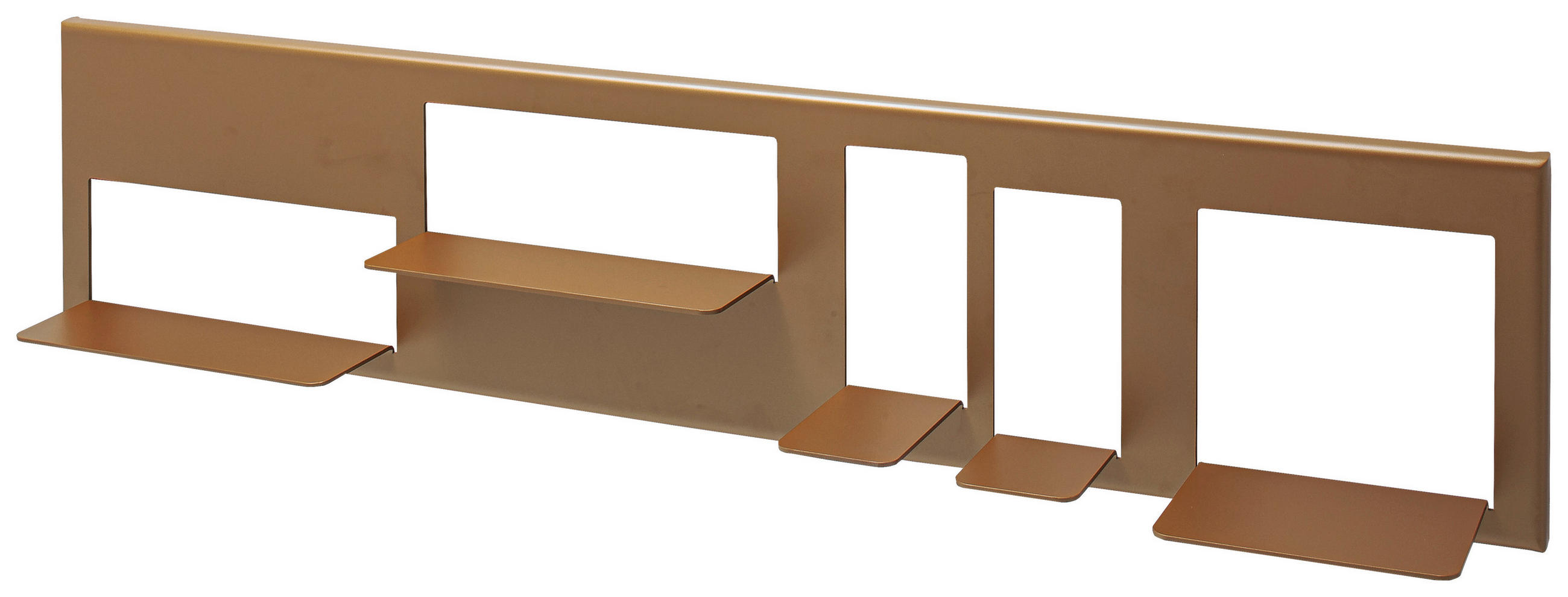 WANDREGAL  180/40/26,5 cm  - Kupferfarben, Design, Metall (180/40/26,5cm) - Novel