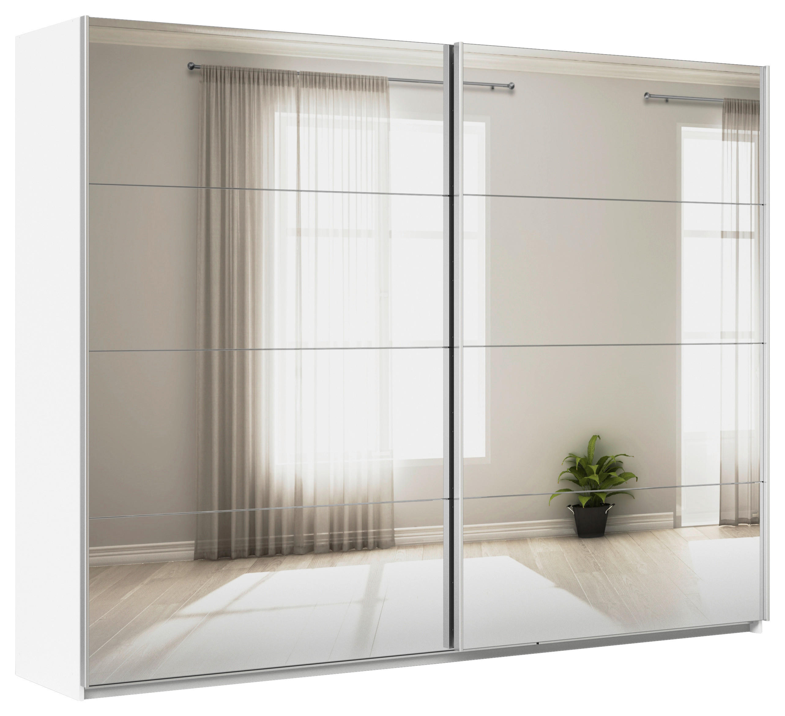 Schwebetürenschrank Mit Spiegel B: 271cm Feldkirch