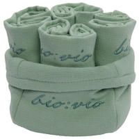 SADA UTERÁKOV NA TVÁR, 30/30 cm, mätovozelená - mätovozelená, Konventionell, textil (30/30cm) - Bio:Vio