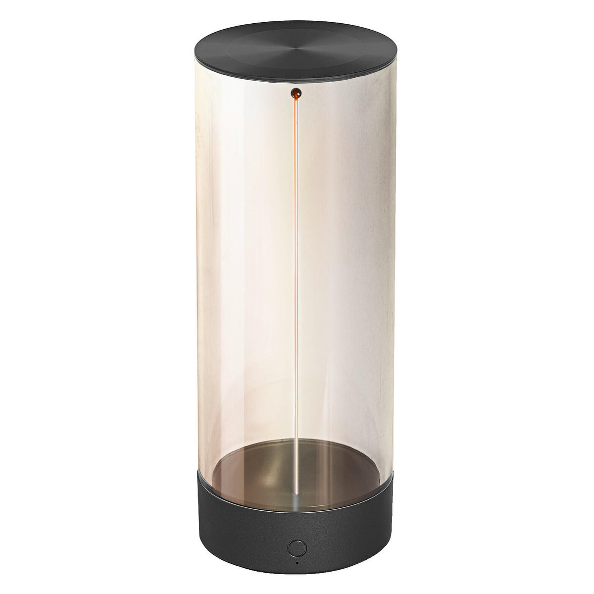 AKKU-TISCHLEUCHTE Decor Filament 9/24 cm   - Transparent/Dunkelgrau, Basics, Kunststoff (9/24cm) - Ledvance